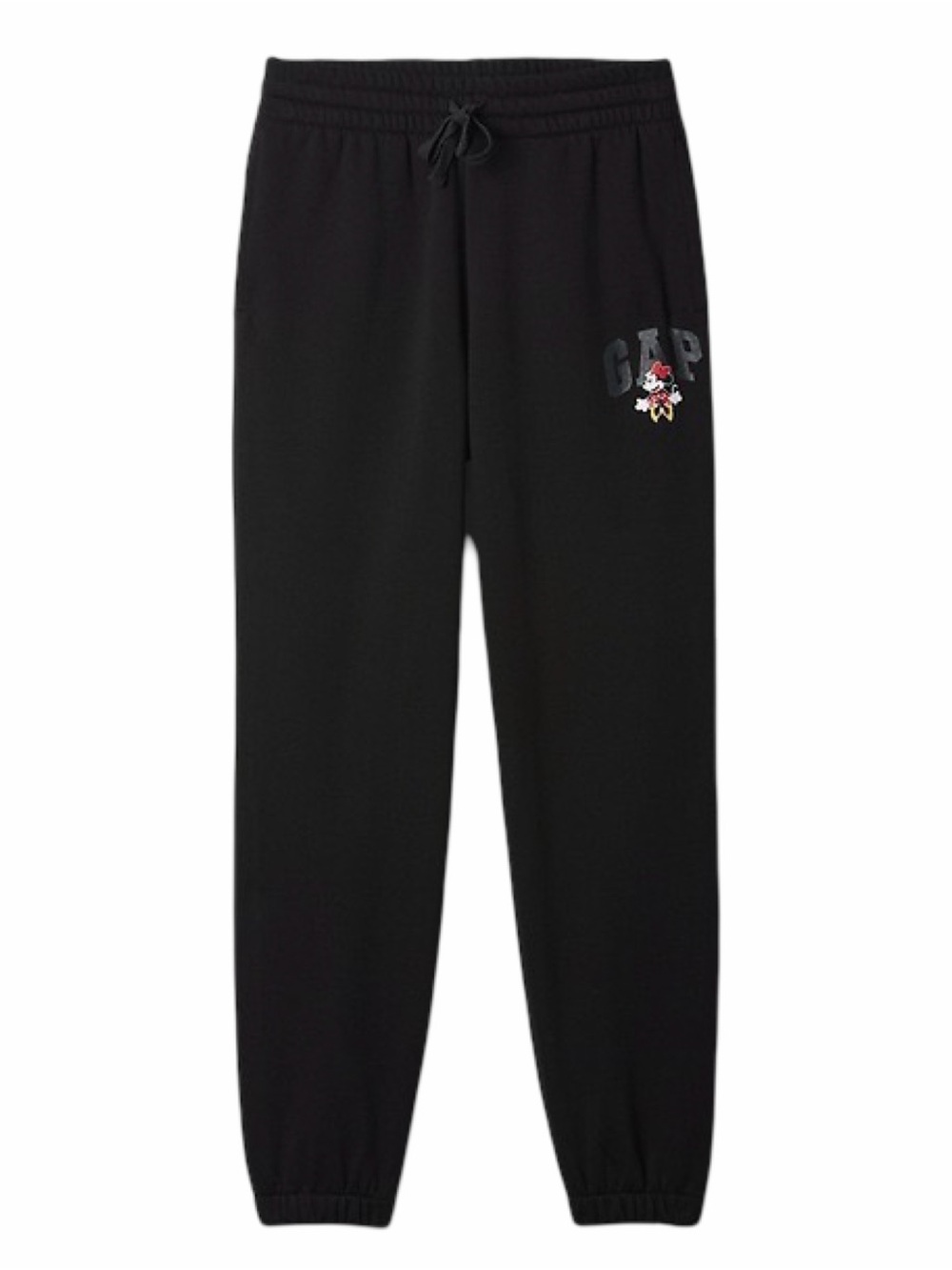 GAP Black Fleece Joggers with Minnie Graphic